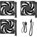 Fractal Design Fractal D. Momentum 12 RGB 3-pack Black (black, 120 mm)