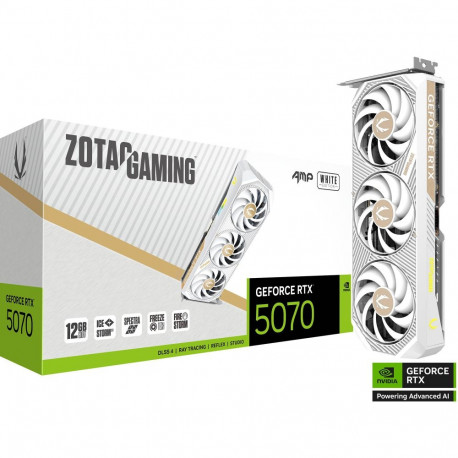 Zotac GeForce RTX 5070 AMP WHITE Edition (DLSS 4, 3x DisplayPort, 1x HDM)