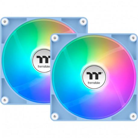 CT120 ARGB Sync PC Cooling Fan Hydrangea Blue (hellblau, 2er Pack, ohne Controller, 120 mm)