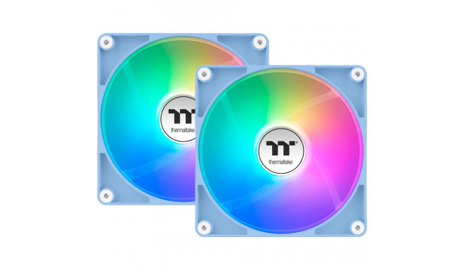CT120 ARGB Sync PC Cooling Fan Hydrangea Blue (hellblau, 2er Pack, ohne Controller, 120 mm)