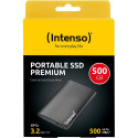 Intenso External SSD Premium 500 GB (black, USB-A 3.2 Gen 1 (5 Gbit/s))