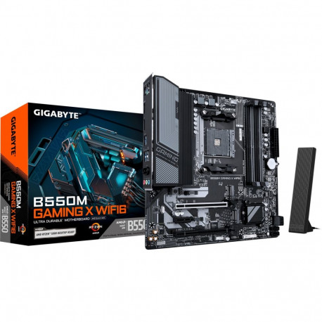 GigaByte B550M GAMING X WIFI6 (black/grey) - Socket AM4