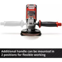 Einhell Power X-Change Cordless Angle Grinder TE-AG 18/115-2 Li - Solo, 18 Volt (red/black, without 