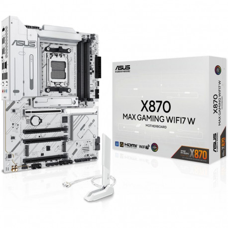 emaplaat X870 MAX W mänguri WIFI7, valge