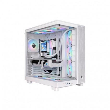 View 380 XL TG ARGB Snow White (weiß, Tempered Glass x 2)