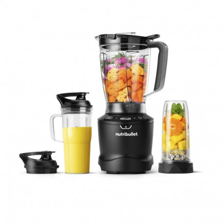 Nutribullet SmartSense 1500 Combo Blender NBF550DG (dark grey, 1,500 watts, 1.89 liters & 0.946 lite