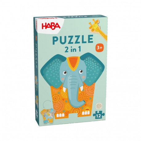 HABA Puzzle 2 in 1 Elephant