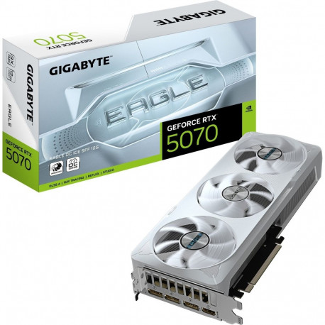 GigaByte GeForce RTX 5070 EAGLE OC ICE (white, DLSS 4, 3x DisplayPort, 1x HDMI 2.1)