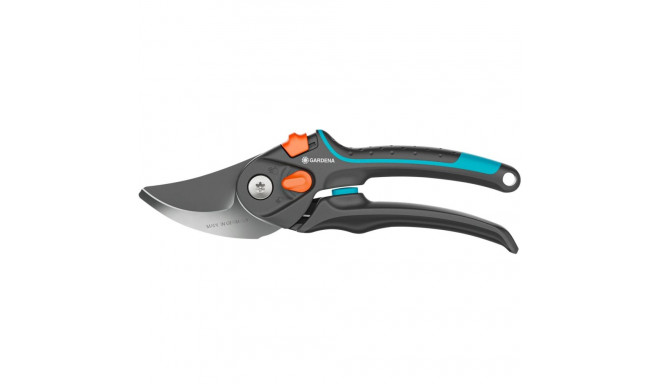 Gardena Pruning Shears PremiumCut Pro Flex (grey/turquoise, bypass, handle width continuously adjust