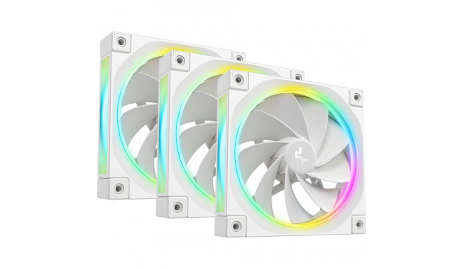Deepcool FL12R (white, reverse pack of 3, 120 mm)
