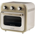 Ariete 3-in-1 Air Fryer and Mini Oven Vintage Beige (white/beige, 1,350 watts, 16-liter cooking spac