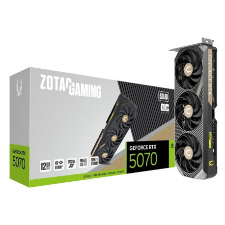 Zotac Geforce RTX 5070 SOLID OC (DLSS 4, 3x DisplayPort, 1x HDM)
