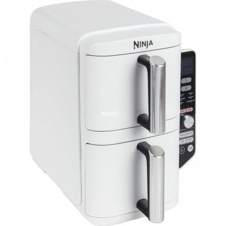Ninja Double Stack XL 2-Tier Air Fryer SL400EUWH (white, 2,470 watts, 2 baskets each 4.75 liters)