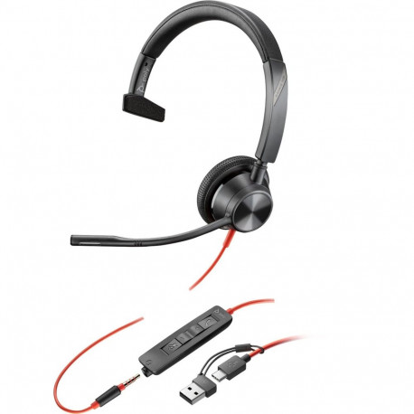 Blackwire 3315 mono USB-C, must