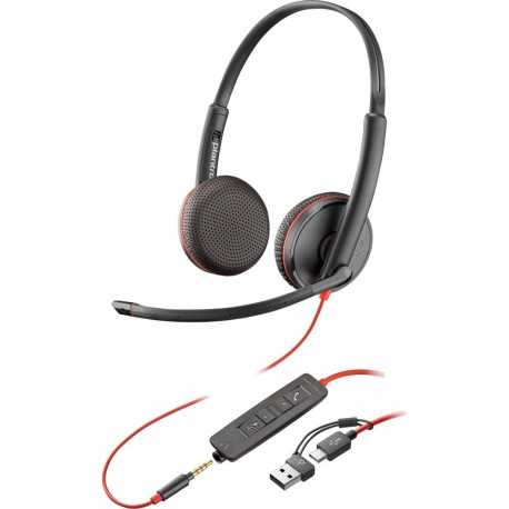 Blackwire kõrvaklapid 3225 stereo USB-C, must