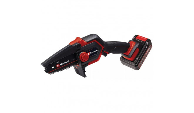 Einhell Cordless Pruning Chainsaw GE-PS 18/15 Li Bag Kit, 18 Volt (black/red, Li-ion battery 2.5 Ah)