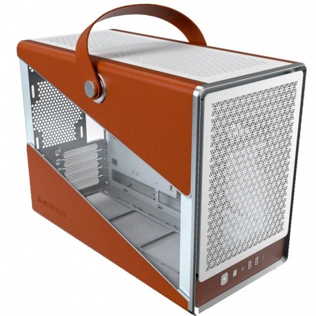 Montech Heritage, tower case (white/brown, tempered glass)