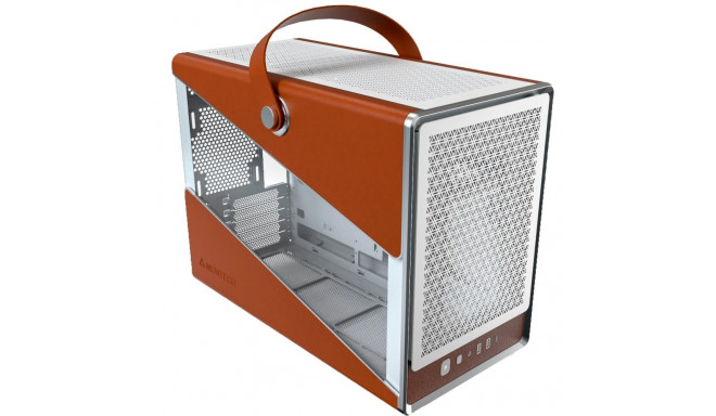 Montech Heritage, tower case (white/brown, tempered glass)