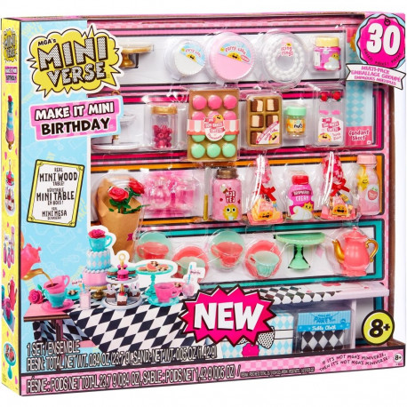 MGA Entertainment MGA's Miniverse Make It Mini Party Multipack Mini Collectibles, Doll Accessories