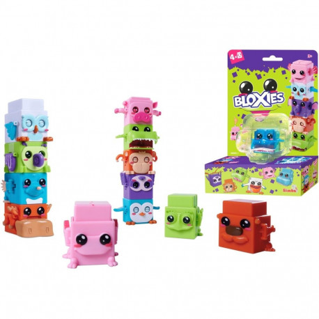Bloxies Spielfiguren Serie 1 (4er-Pack) (sortierter Artikel, 4 Figuren)