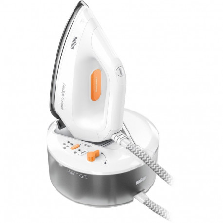 Braun CareStyle Compact IS 2132 WH, steam ironing station (white/orange)