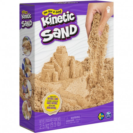Kinetic Sand liiv 2,5kg, looduspruun