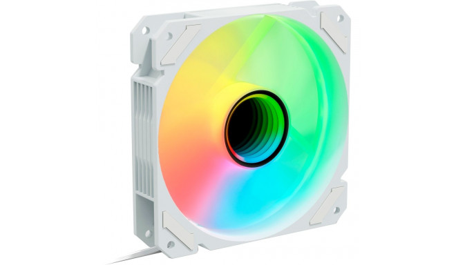 Sharkoon SHARK Mirror RGB PWM, case fan (white, 120 mm)