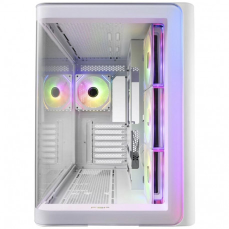 Fortron FSP M580-WA , Tower case (white, Tempered Glass x 2)