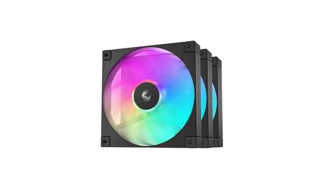 DeepCool FD14 ARGB 140x140x25, case fan (black, pack of 3, 140 mm)