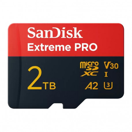 Sandisk Extreme PRO 2TB microSDXC (UHS-I U3, Class 10, V30, A2)