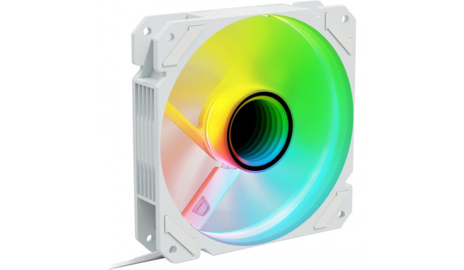 Sharkoon SHARK Mirror RGB PWM REVERSE (white, 120 mm)