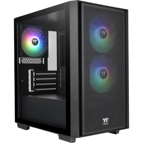 Versa H16 TG ARGB  (schwarz, Tempered Glass)