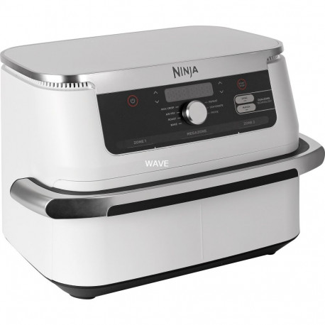 Ninja Foodi FlexDrawer hot air fryer AF500EUWH (white/stainless steel, 2,470 watts, basket 10.4 lite