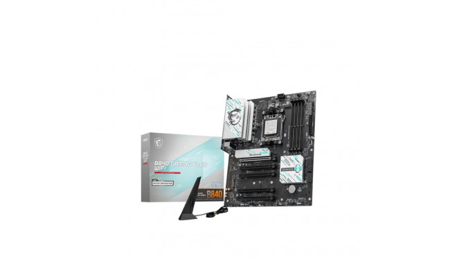 B840 gaming plus wifi, must/hõbedane