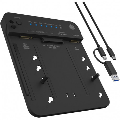 IB-2913MCL-C31 (schwarz, 2,5"/3,5" SATA, M.2 NVMe)