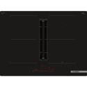Bosch PVQ711H26E Series 6, independent hob (black, 70 cm, with integrated extractor hood, Home Conne