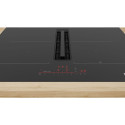 Bosch PVQ711H26E Series 6, independent hob (black, 70 cm, with integrated extractor hood, Home Conne