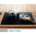 Bosch Set PVQ711GA6 (PVQ711F15E + HEZ9VDSB4), independent hob (black, 70 cm, with integrated extract