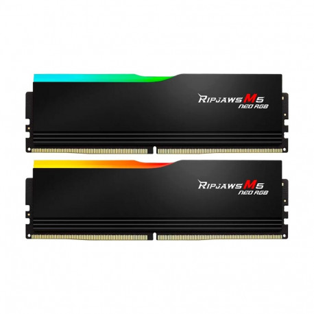 DIMM 64 GB DDR5-6000 (2x 32 GB) Dual-Kit (schwarz, F5-6000J3636F32GX2-RM5NRK, Ripjaws M5 Neo RGB, AM