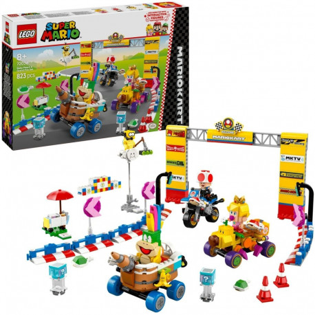 LEGO 72036 Super Mario - Mario Kart: Baby Peach & Grand Pix Set, Construction Toy