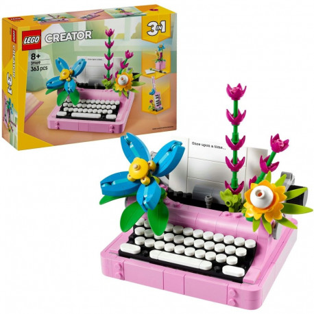 31169 Creator 3-in-1 Schreibmaschine mit Blumen