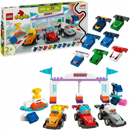 DUPLO võidusõiduautod 10445 F1 meeskonna juhtidega
