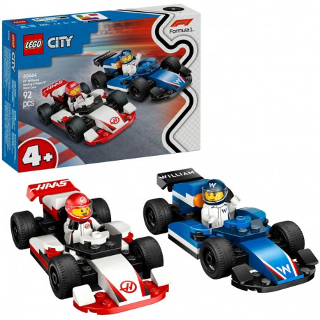 LEGO 60464 City F1 Williams Racing and Haas F1 Racing Cars, Construction Toy