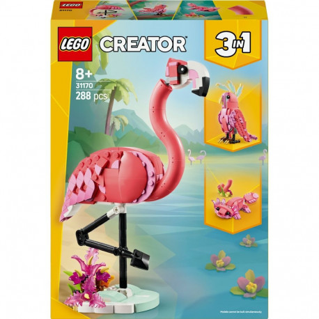 31170 Creator 3-in-1 Rosa Flamingo