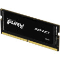 Kingston FURY DDR5 - 16GB - 6400 - CL - 38, Single RAM (black, KF564S38IB-16, Impact, INTEL XMP)