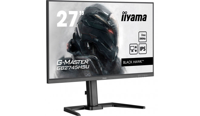 iiyama G-Master GB2745HSU-B2, gaming monitor - 27 - black (matt), FullHD, IPS, Adaptive-Sync, 100Hz 