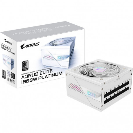 GIGABYTE GP-AE1000PM PG5 ICE, PC power supply (white, 1000 watts)