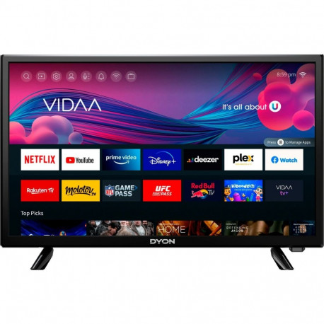 SMART nutiteler 24 VX 60cm (24Zoll) WXGA WLAN, must