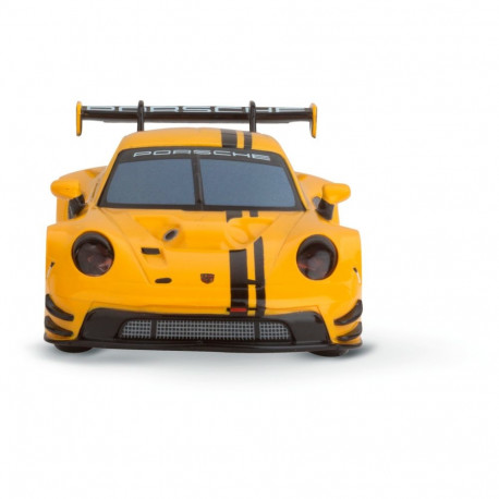Porsche võidusõiduauto 911 GT3 R HYBRID, kollane