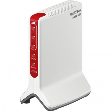 AVM FRITZ!Box 6820 LTE, Mobile WLAN router (white/red)